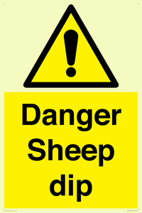 Danger Sheep dip